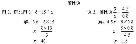 解比例